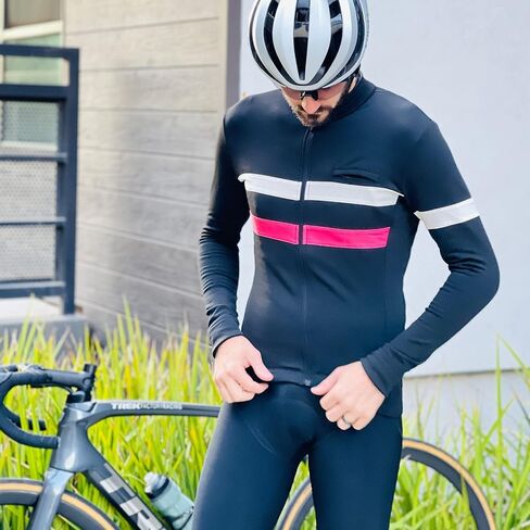 يكيويكي جاكيت صوف دافئ لركوب الدراجات باكمام طويلة للرجال in Kuwait