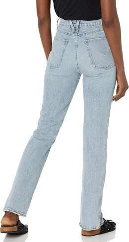 Hudson Jeans Women's Harlow Ultra High Rise Full Length Cigarette Jean, Stellar in Saudi Arabia