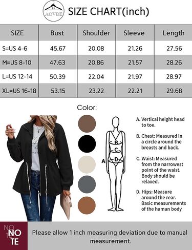 سترة صوف شيربا للسيدات من AOVDE - معطف كاجوال لخريف وشتاء 2023 بأكمام طويلة وسحاب كامل ودافئ للارتداء الخارجي in Kuwait