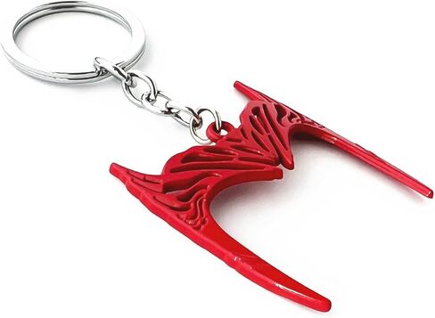 TKLPP Superhero Keychain Zinc Alloy Anime Cartoon Scarle Witch Helmet Keychain for Boys Girls and Women in Kuwait