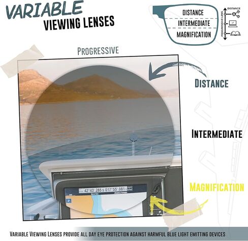 نظارات كروكيز بالما التقدمية الفوتوكرومية | نظارات شمسية UV400 للأماكن الخارجية | نظارات بلو لايت للأجهزة ذات الجهد العالي | باقة in Kuwait
