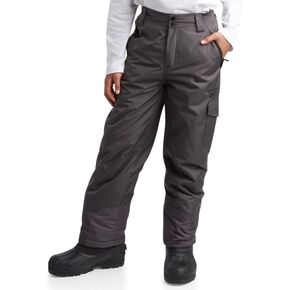 Reebok Boys' Snow Pants - Heavyweight Waterproof Snowboard Pants with Cargo Pocks, Snow Gaiters - Ski Pants for Boys (4-20)