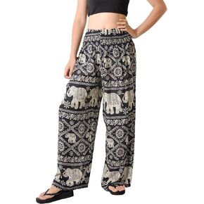 Orient Trail Women's Hippie Boho Wide Leg Harem Pants Flared Bottom US Size 0-22 in Saudi Arabia