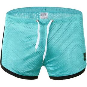 Swbreety Men's Athletic Workout Quick Dry Mesh Training Shorts with Drawstring