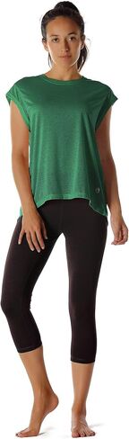 icyzone Open Back Workout Top Shirts - Yoga t-Shirts Activewear Exercise Tops for Women in Kuwait