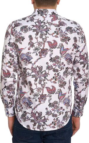 Robert Graham Men's Cleaver Long Sleeve Woven Button Down Shirt in Saudi Arabia