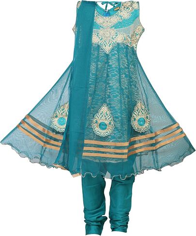 Ashwini Girls' Netted Salwar Suit in Kuwait