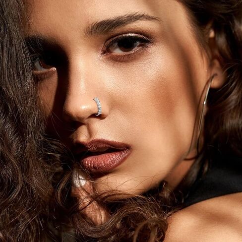 SAILIMUE 22 قطعة 20 جرام حلقات الأنف الأزرار الجراحية حلقات الأنف الفولاذية الأطواق L شكل الأنف ترصيع الأنف ثقب المجوهرات تشيكوسلوفاكيا القلب زهرة الأفعى فراشة الأنف خواتم للنساء الرجال in Kuwait