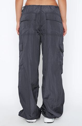 وايبينو سروال بالازو بخصر مرتفع للنساء، بنطلون واسع الساق قابل للتمدد بحزام مع جيوب in Kuwait