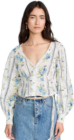 FP Movement Women's Blossom Eyelet Top in Saudi Arabia