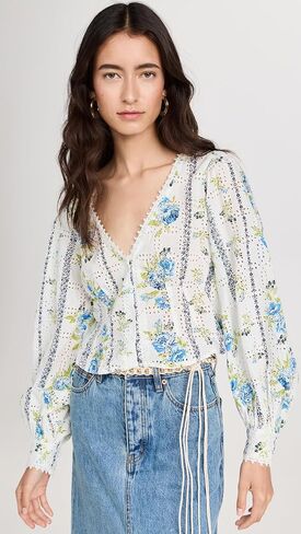 FP Movement Women's Blossom Eyelet Top in Saudi Arabia
