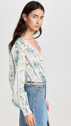 FP Movement Women's Blossom Eyelet Top in Saudi Arabia