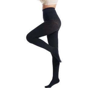 جوارب شتوية من Frola للنساء، جوارب دافئة للشتاء، 200D جوارب حرارية رقيقة للغاية من الكشمير، متوسط/كبير، أسود in Kuwait