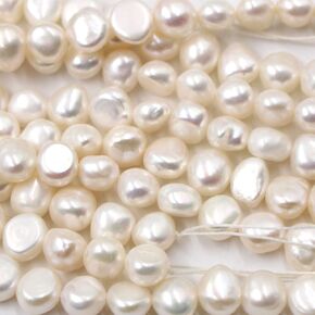 Natural Genuine Freshwater Cultured Pearl 4-6mm Free Size Jewelry Making Loose Beads
