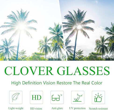 Ecally 6 Pcs St. Patrick's Day Green Square Rhinestone Sunglasses Oversized Crystal Sunglasses Glitter Diamond Bling Glasses Retro Thick Frame Sunglasses for Women Men Costume Party Gift in Saudi Arabia