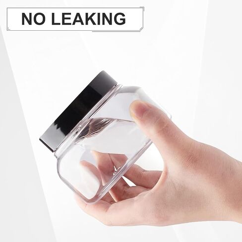 30 Pack Clear Body Scrub Jars 8oz Clear Plastic Jars with Lids Sugar Scrub Containers Empty Refillable Containers Round Low Profile Samples Jars for Makeup, Body Butter, Creams, Travel Storage in Kuwait