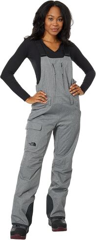 THE NORTH FACE Women's Freedom Insulated Bib (Standard and Plus Size) - Long, TNF Medium Grey Heather, Small Long in Kuwait