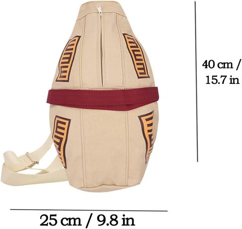 Zedecow Gaara Backpack Cosplay Gaara Gourd Backpack Bag Accessory in Saudi Arabia