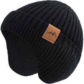 POXIMI Baby Boy Winter Hat Toddler Warm Beanie Girl Knit Hats with Earflap Kid Cute Earmuffs in Kuwait