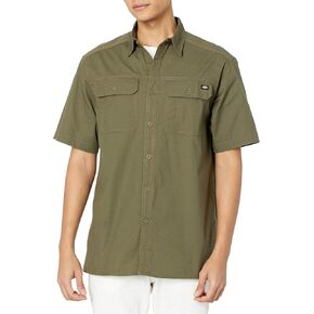 Dickies Men's Short Sleeve Ripstop Work Shirt