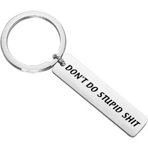 WUSUANED Funny New Driver Keychain First Drive Gift Driving Humor Jewlery Drive Safe Gift For Daughter Son