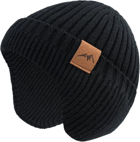 POXIMI Baby Boy Winter Hat Toddler Warm Beanie Girl Knit Hats with Earflap Kid Cute Earmuffs in Kuwait
