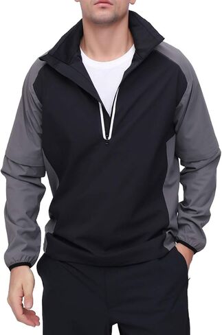 سترة مطر للجولف من فيت سبيس للرجال، سراويل مقاومة للماء، خفيفة الوزن، سترة واقية من المطر in Kuwait