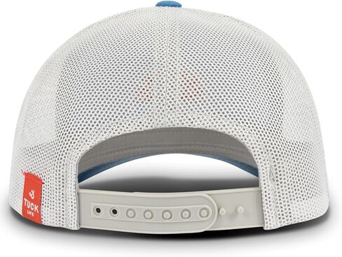 قبعة سائق الشاحنة Tuck Life Mesh Back Sun Wave - أزرق/فضي - إغلاق خلفي - عدد 1 in Kuwait