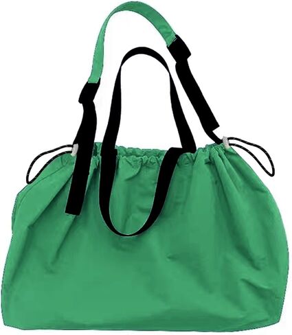 NAARIIAN Lightweight Tote Bag with Zipper Pockets Women Men Large Shoulder Bag for School Work Travel Shopping in Kuwait