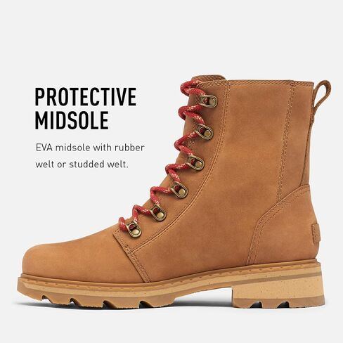 Sorel Women's Lennox Lace Rain Boot — Waterproof Leather Boots in Kuwait