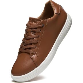 NEDAWM Mens Dress Sneakers Leather Casual Dress Shoes for Men Oxford Plantar Fasciitis Shoes for Heel Pain Relief
