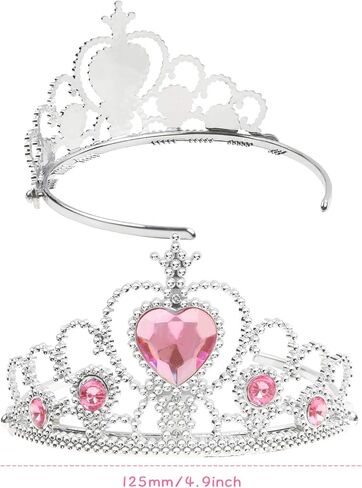 يوشارم 10 قطع من تاج الاميرة توتو الاكسسوارات التنكرية، تاج الباليه هدايا عيد ميلاد الاميرة هدايا حفلات الاميرة للبنات in Kuwait