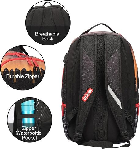 UNIKER Graffiti Backpack for School,Casual Daypack,Designer Laptop Backpack for 15.6 Inch Laptop in Kuwait