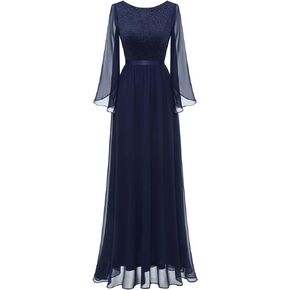 Women Formal Dress 2023 Wedding Guest Homecoming Prom Long Dress, Fall Bridesmaid Dress, Maxi Evening Gown for Party