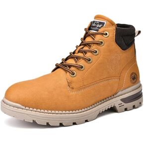 AOLEXWU أحذية رجالية Chukka سويدي للدراجات النارية القتالية حذاء بوت بطول الكاحل فستان كاجوال أزياء من الدانتل متابعة الأحذية in Kuwait