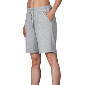 icyzone Athletic Running Yoga Shorts for Women - Women's Workout Active Lounge Bermuda Shorts with Pockets