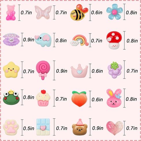 20 زوجًا من اقراط الاطفال بمشبك للبنات لا تسبب الحساسية، اقراط بمشبك لطيف بالوان قوس قزح وفراشة تودر للبنات الصغيرات in Kuwait