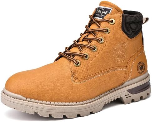 AOLEXWU أحذية رجالية Chukka سويدي للدراجات النارية القتالية حذاء بوت بطول الكاحل فستان كاجوال أزياء من الدانتل متابعة الأحذية in Kuwait