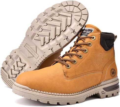 AOLEXWU أحذية رجالية Chukka سويدي للدراجات النارية القتالية حذاء بوت بطول الكاحل فستان كاجوال أزياء من الدانتل متابعة الأحذية in Kuwait