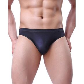 WINDAY Men Briefs Breathable Ice Silk Triangle Bikinis and Briefs N04