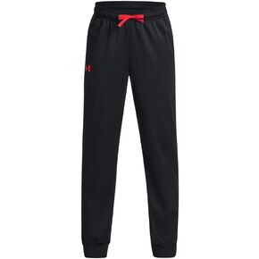 Under Armour Boys Brawler 2.0 Tapered Pants, (002) Black/Beta-Husky, Large