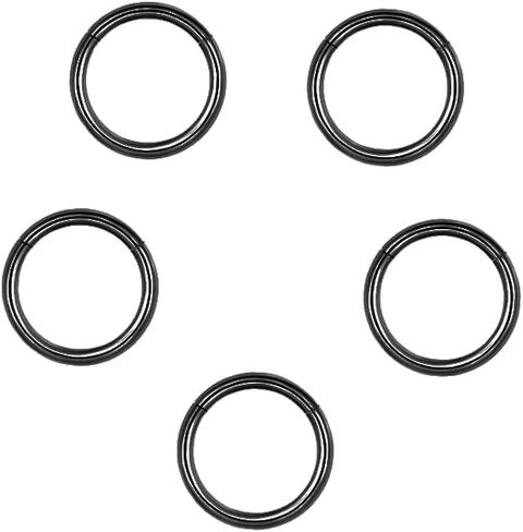 5Pcs Surgical Stainless Steel 16G 18G Sleeper Small Hoop Earrings for Women Men Boys Girls Septum Hinged Clicker Nose Lip Ring Helix Daith Cartilage Tragus Tiny Mini Huggie Hoops Piercings Hypoallergenic Sensitive Ears Jewelry 6mm in Saudi Arabia