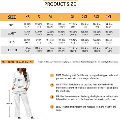 طقم بيجامات نسائية من Upetstory ملابس نوم بأكمام طويلة وأزرار سفلية in Kuwait