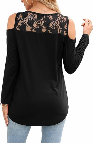 بلوزة تونيك نسائية برقبة على شكل حرف V وكتف مكشوف الكتفين من فميوا in Kuwait