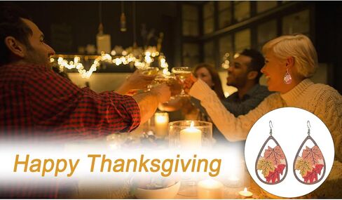 Christmas Thanksgiving Fall Set Earrings for Women Girls Christmas Set Dangle Earring Holiday Gift Jewelry in Kuwait