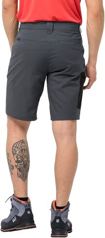 Jack Wolfskin Men's Active Track Soft Shell Hiking Shorts 100% Pfc Free in Saudi Arabia
