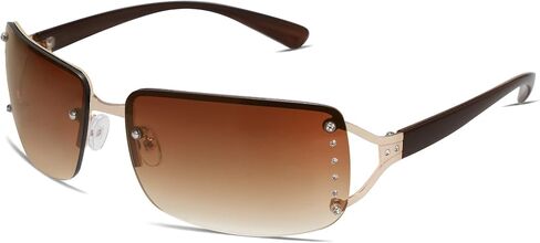 VANLINKER Stylish Rimless Frameless Rectangle Sunglasses for Women in Kuwait