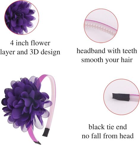 XIMA 10 Pcs Glitter Bow Headbands for Girls, Sparkly Non-Slip Hairbands | Kids Headbands 3.5 inch Sequin Glitter Hairband With Bow Little Girls Hair Bands,Dress-Up Hair Accessoriefor Toddler Girls in Saudi Arabia