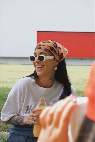 ADE WU Retro Oval Sunglasses Women Trendy Sun Glasses in Kuwait