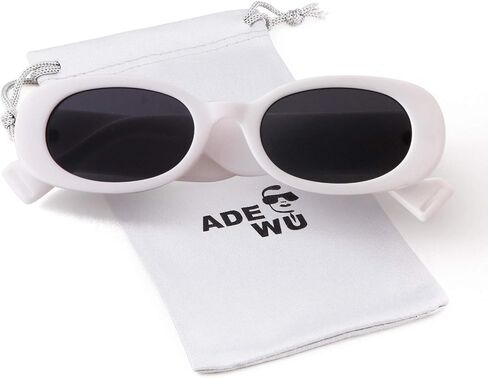 ADE WU Retro Oval Sunglasses Women Trendy Sun Glasses in Kuwait